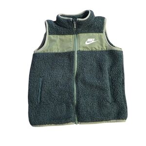 Nike Kids Green Fleece Vest Size 7